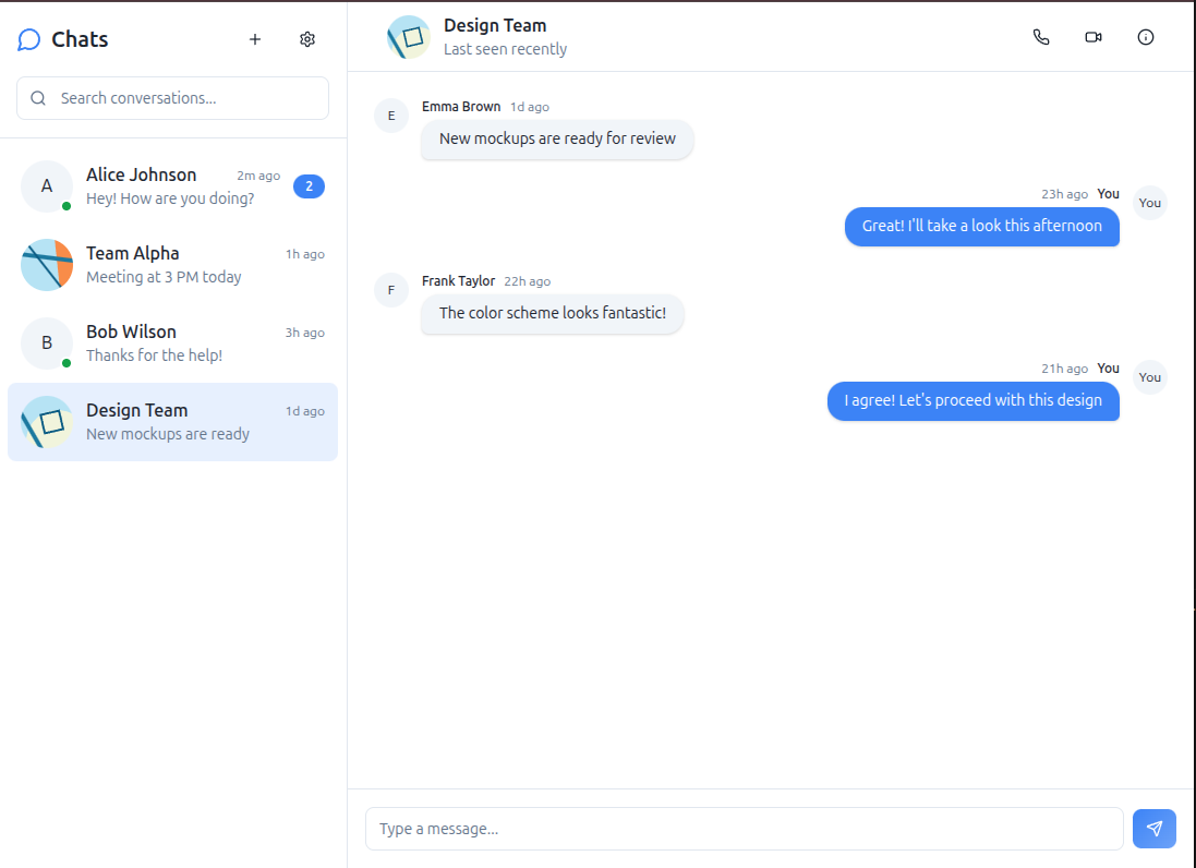 Web-Based Chat Application preview